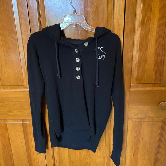 Abercrombie and Fitch black hoodie - Picture 1 of 4